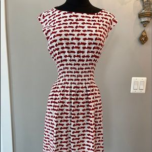 Kate Spade Race Car Print Sleeveless Dress
